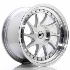 JR Wheels JR26 18x9.5 ET20-40 BLANK Silver Machined Face