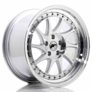 JR Wheels JR26 18x9.5 ET35 5x120 Silver Machined Face