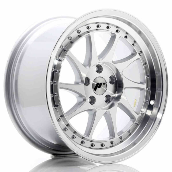 JR Wheels JR26 18x9.5 ET35 5x120 Silver Machined Face