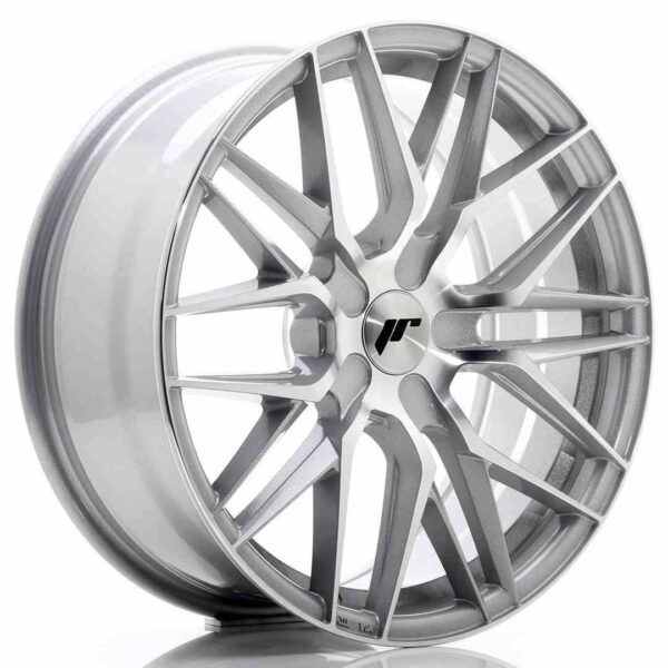 JR Wheels JR28 18x7.5 ET40 BLANK Silver Machined Face