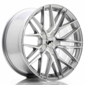 JR Wheels JR28 19x9.5 ET20-40 5H BLANK Silver Machined Face