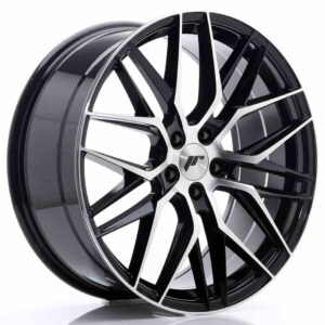JR Wheels JR28 20x8.5 ET40 5x112 Gloss Black Machined Face