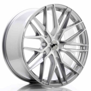 JR Wheels JR28 22x10.5 ET15-50 5H BLANK Silver Machined Face