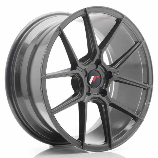 JR Wheels JR30 19x8.5 ET35-42 5H Blank Hyper Gray