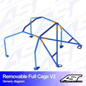 Roll Cage BMW 1-Series (E82) 2-door Coupe RWD REMOVABLE FULL CAGE V2