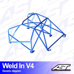 Roll Cage BMW 1-Series (E82) 2-door Coupe RWD WELD IN V4