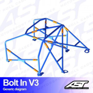 Roll Cage BMW (E30) 3-Series 2-door Coupe AWD BOLT IN V3
