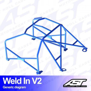 Roll Cage BMW (E30) 3-Series 5-door Touring RWD WELD IN V2