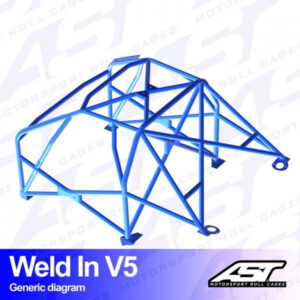 Roll Cage BMW (E30) 3-Series 5-door Touring RWD WELD IN V5