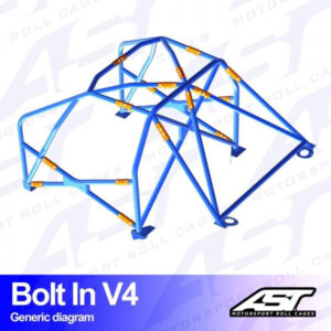 Roll Cage BMW (F87) 2-Series 2-door Coupe RWD BOLT IN V4