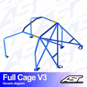 Roll Cage CITROËN AX (Phase 1/2 ) 3-door Hatchback FULL CAGE V3