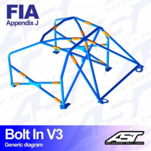 Roll Cage CITROËN C2 (Phase 1/2 ) 3-door Hatchback BOLT IN V3