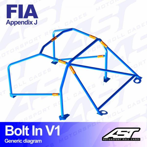 Roll Cage CITROËN ZX 3-door Hatchback BOLT IN V1