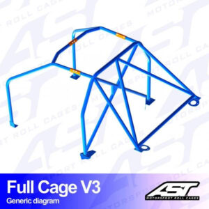 Roll Cage MAZDA RX-8 (SE3P) 4-door Coupe FULL CAGE V3