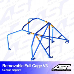 Roll Cage MINI Classic 2-door Hatchback REMOVABLE FULL CAGE V3