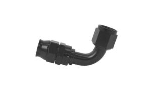 Aeromotive PTFE Hose End AN10 90deg Black Anodized