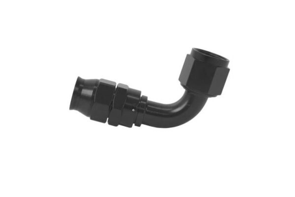 Aeromotive PTFE Hose End AN10 90deg Black Anodized