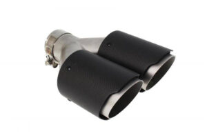 Exhaust Tip Type:000 101mmx2 inlet 63.5mm Carbon Matt Set