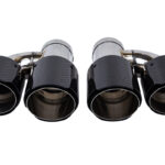 Exhaust Tip Type:07 101mmx2 inlet 70mm Carbon Gloss Set