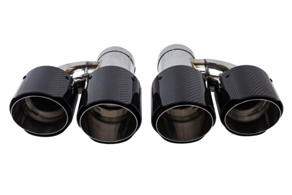 Exhaust Tip Type:07 101mmx2 inlet 70mm Carbon Gloss Set