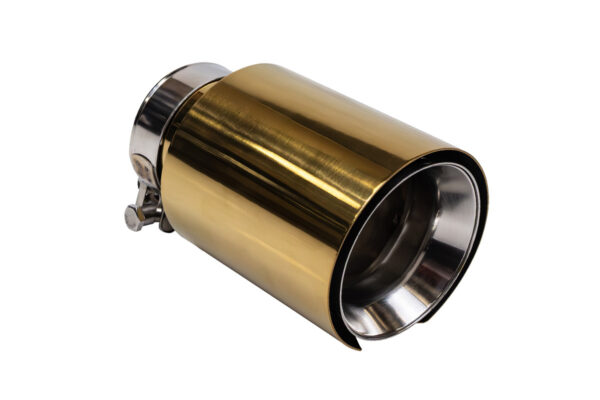 Exhaust Tip Type:51 101mm inlet 70mm Gold Satin