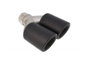 Exhaust Tip 101mmx2 enter 63mm Carbon Matte