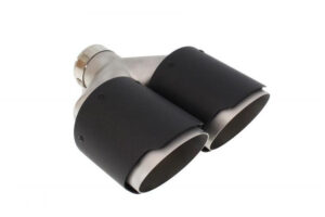 Exhaust Tip 114mmx2 enter 63mm Carbon Matte