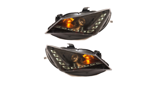 Lights SEAT IBIZA IV Front Black