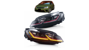 Lights Volkswagen Golf 7 Front Red