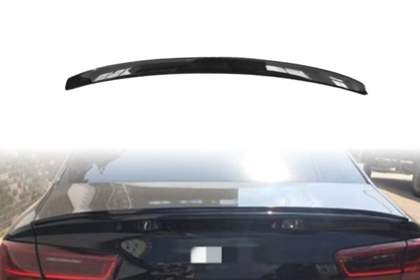 Spoiler Audi A6 C7 Lip läikiv must