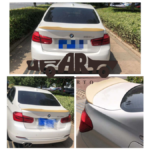 Spoiler BMW 3 F30 Lip Gloss Black