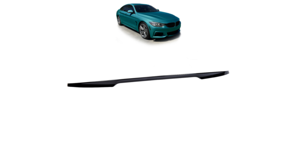 Spoiler BMW 4 F36 Lip Gloss Black