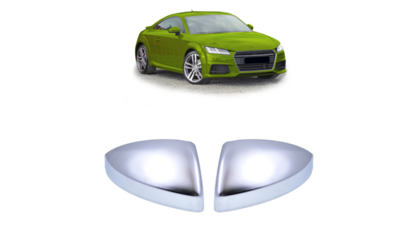 Mirror Cover Set Audi TT 8S Matt Silver