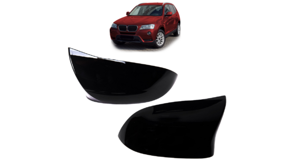 Mirror Cover Set BMW X3 F25 X4 F26 X5 F15 X6 F16 Facelift Gloss Black