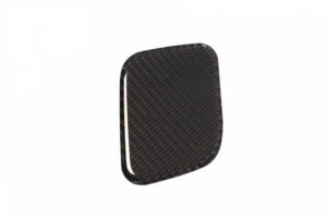 Carbon wrap side storage compartment lid trim Ford Mustang 15-19