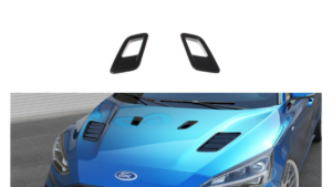 Bonnet Vents Ford Focus ST-Line / ST IV Smaller Gloss Black