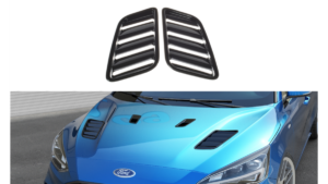 Bonnet Vents Ford Focus ST-Line / ST IV Bigger Gloss Black
