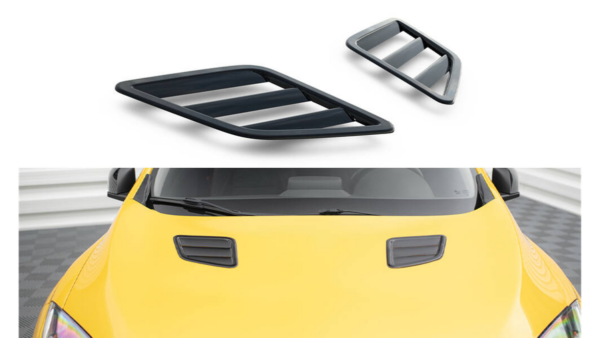Bonnet Vents Universal Gloss Black