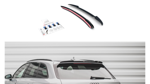 Spoiler Cap Audi A4 B9 Avant v.2 Gloss Black