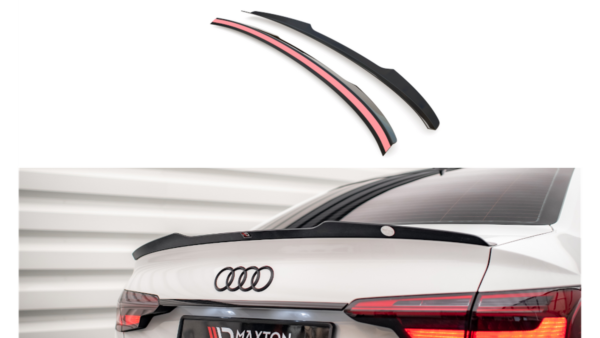 Spoiler Cap Audi A4 B9 Facelift Gloss Black