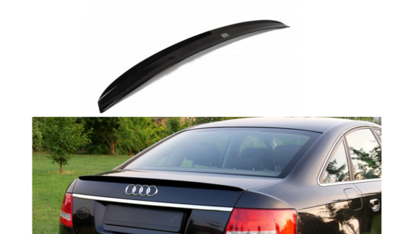 Spoiler Cap Audi A6 C6 S-Line Gloss Black