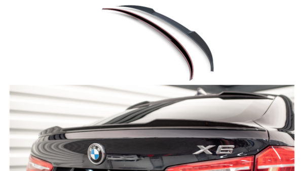 Spoiler Cap BMW X6 F16 F86 M-Pack 3D v.1 Gloss Black
