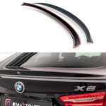 Spoiler Cap BMW X6 F16 F86 M-Pack 3D v.2 Läikiv must