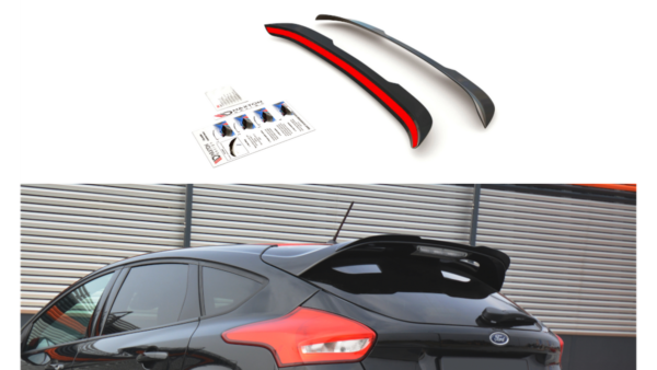 Spoiler Cap Ford Focus ST-Line III Facelift Gloss Black