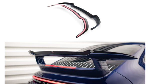 Spoiler Cap Porsche 911 Carrera Aero 992 Gloss Black