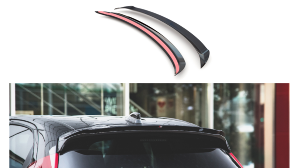 Spoiler Cap Toyota Yaris IV v.1 Gloss Black