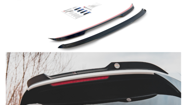 Spoiler Cap Volkswagen Golf 8 GTI R v.2 Gloss Black