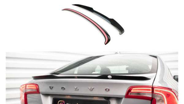 Spoiler Cap Volvo S60 II R-Design Gloss Black
