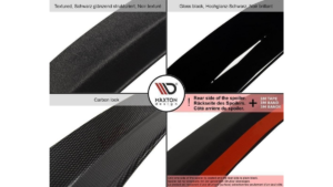 Spoiler Cap Volvo V70 III v.1 Gloss Black