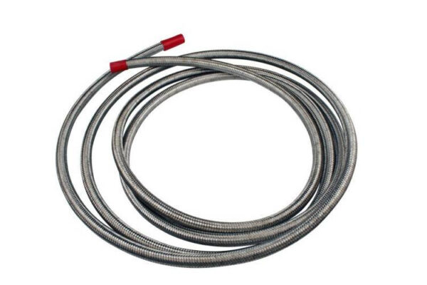 Fuel Hose AN6 8.5mm 3.6m Rubber SS with Steel Braid Aeromotive